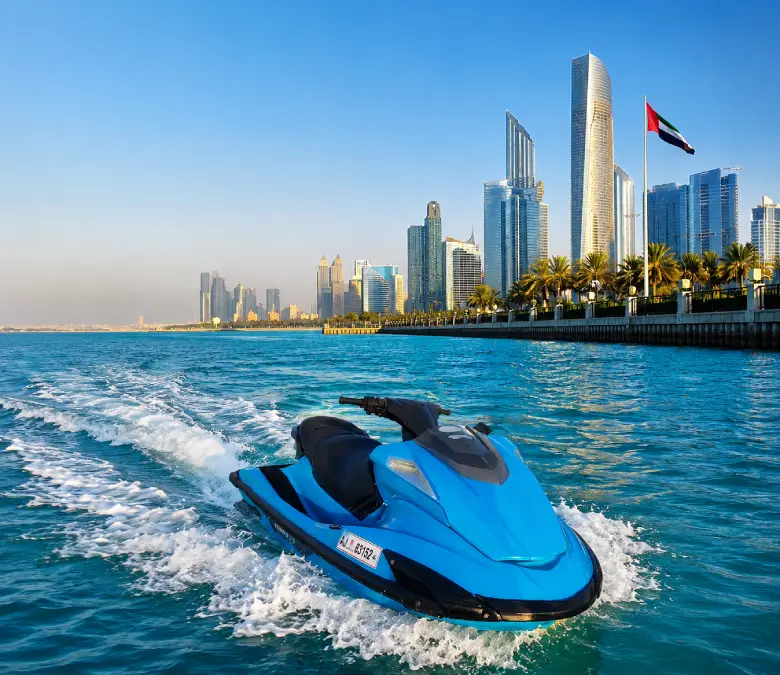 jet skiing Abu Dhabi - Seven star jet ski rental